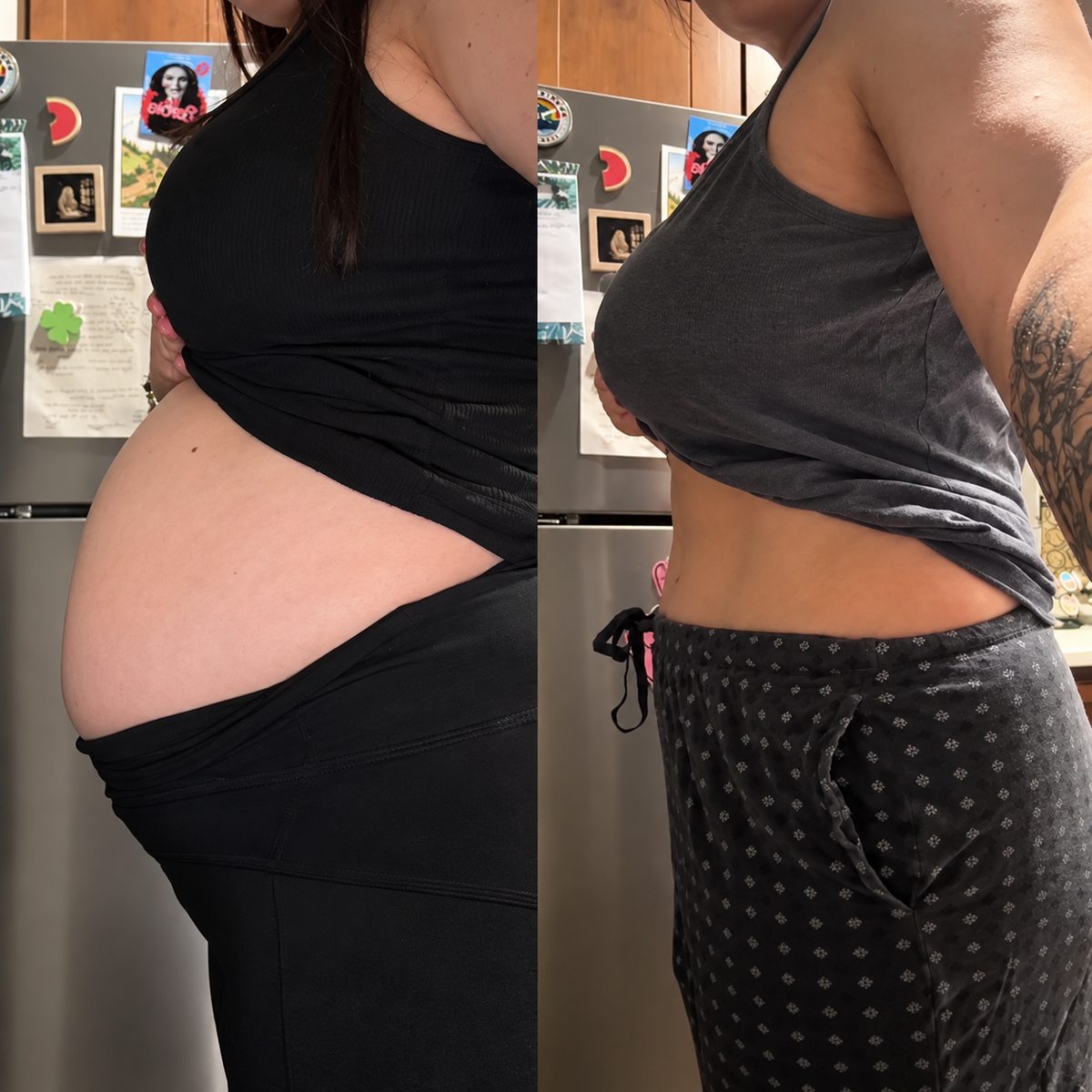 Before and after photo