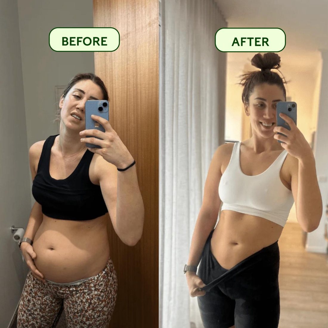 Customer before and after photo