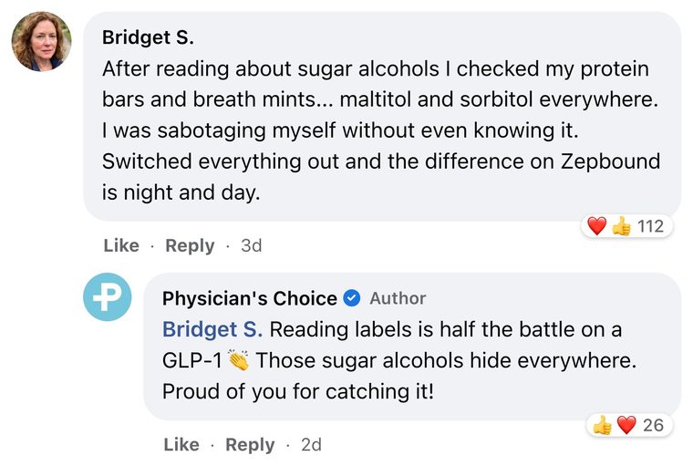Customer comment