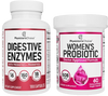 Digestive Enzymes 180ct + Womens Probiotic 60ct