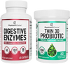 Digestive Enzymes 60ct + Thin-30 Probiotic 30ct