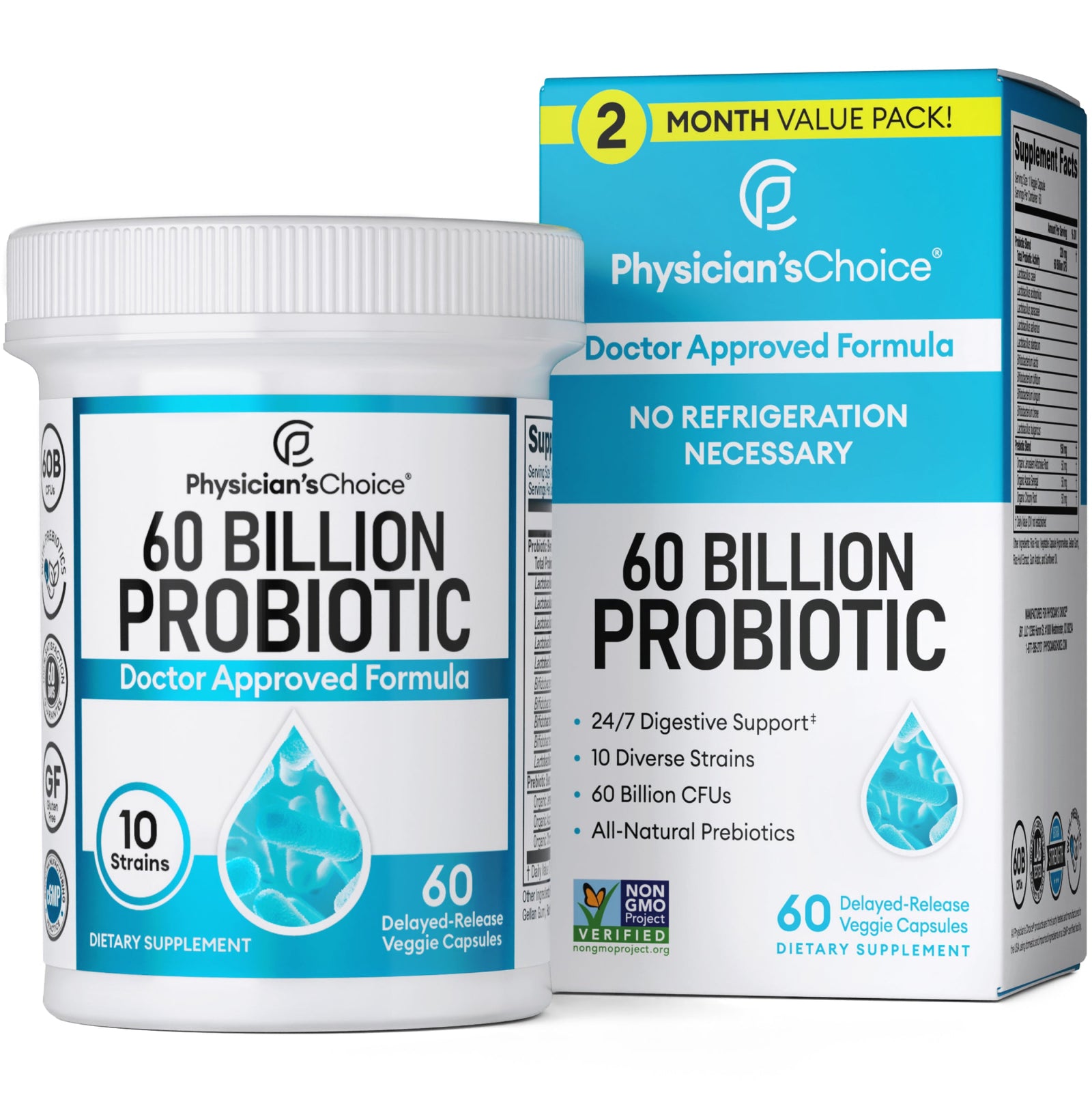 Mystery Offer - Physician's Choice 60 Billion Probiotic 60 CT