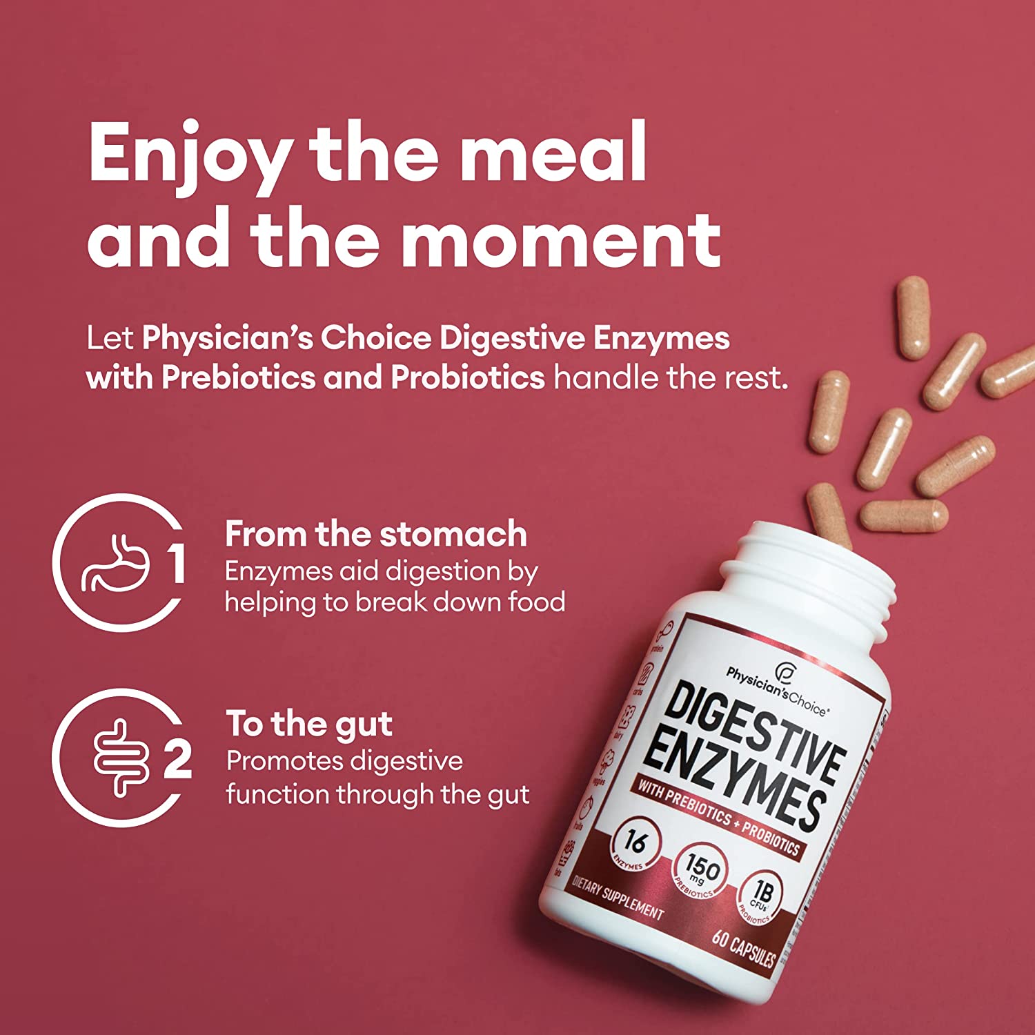 Physician's Choice Digestive Enzymes 30CT