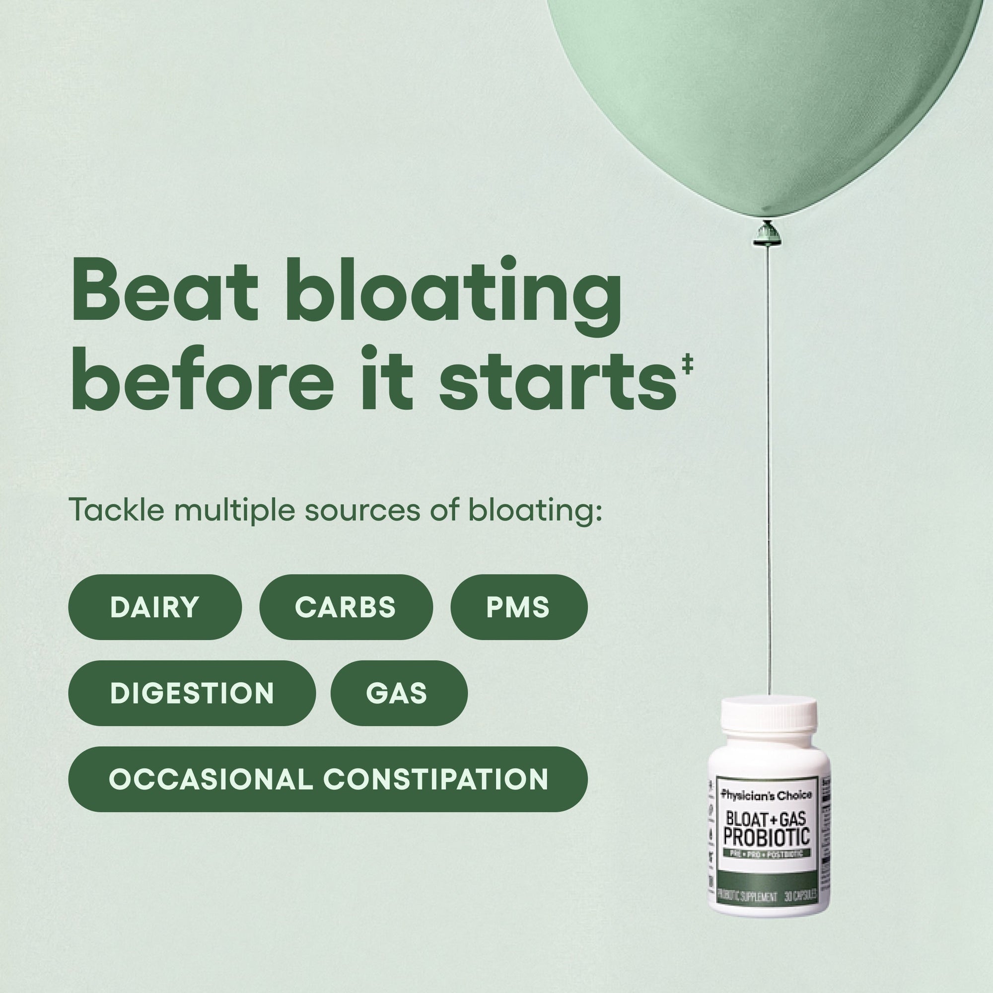 Bloat & Gas Probiotic 30ct + Vaginal Wellness Pro 30ct