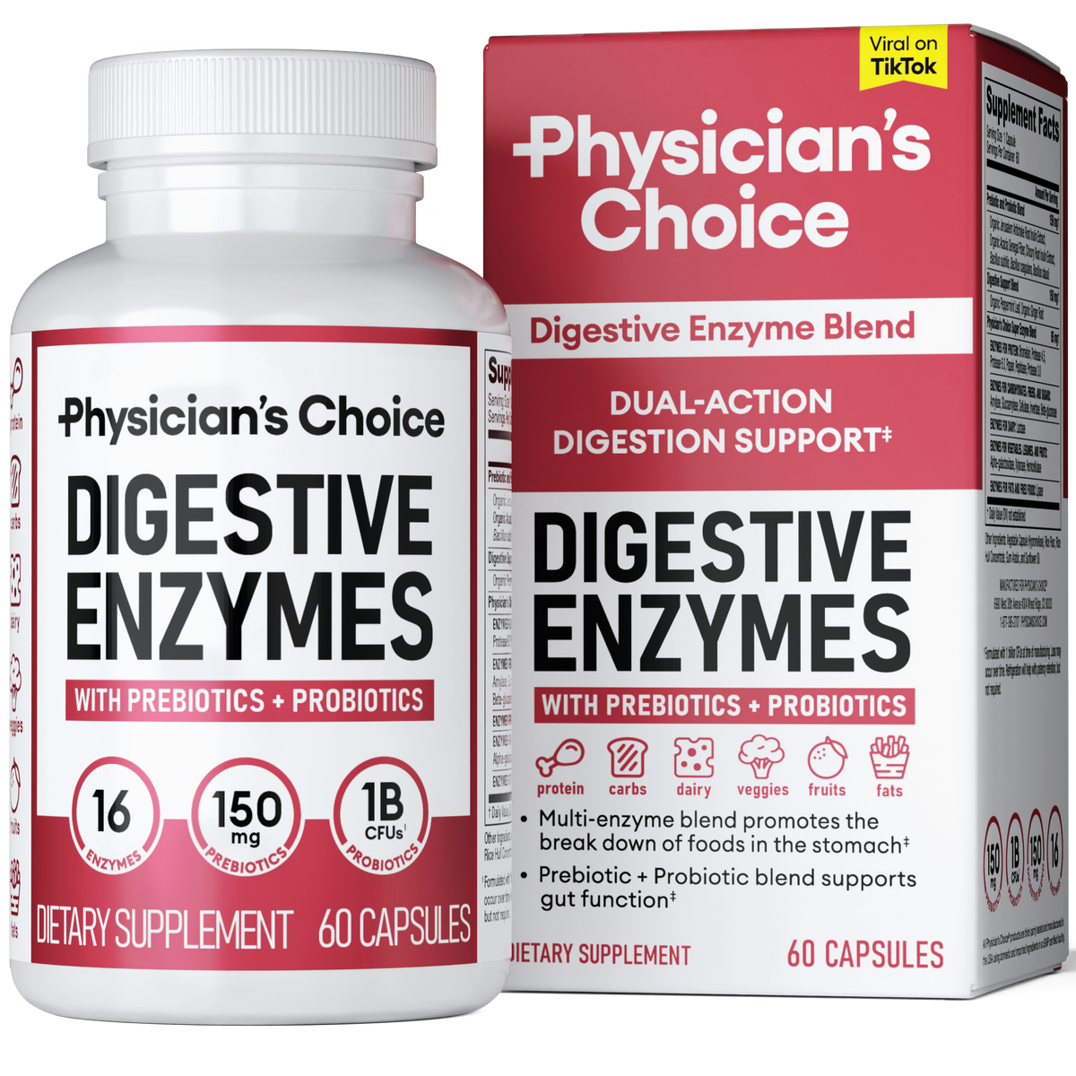 Shop for Digestive & Probiotic Supplements | Physician's Choice