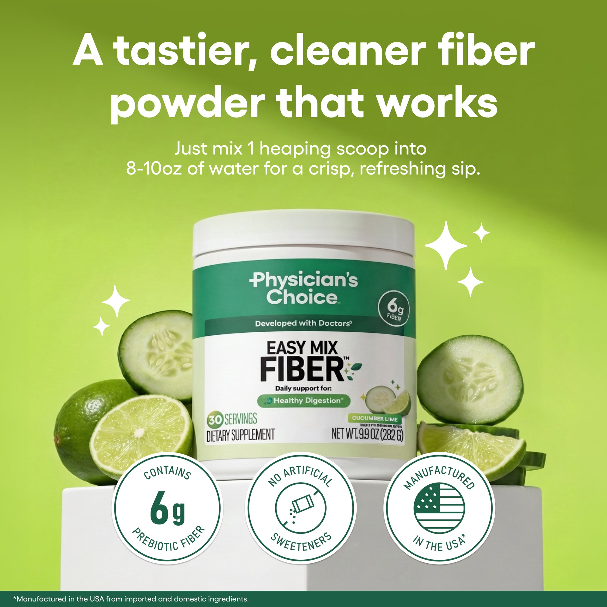 Easy Mix Fiber - Cucumber Lime