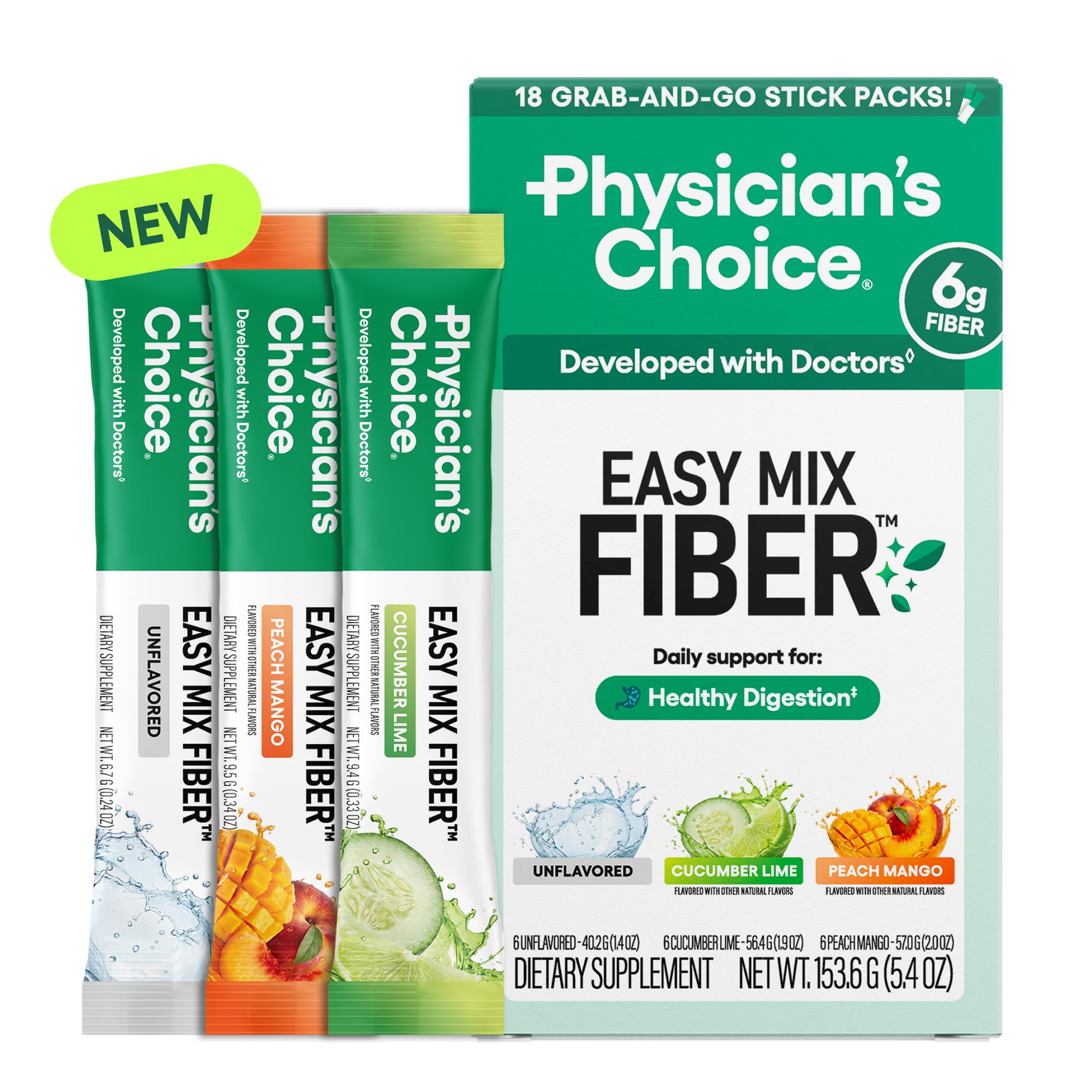 Easy Mix Fiber Stick Packs