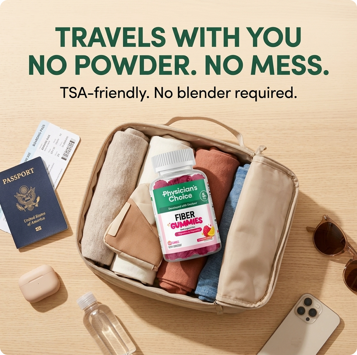 It travels with you—no powder, no mess, no hassle.