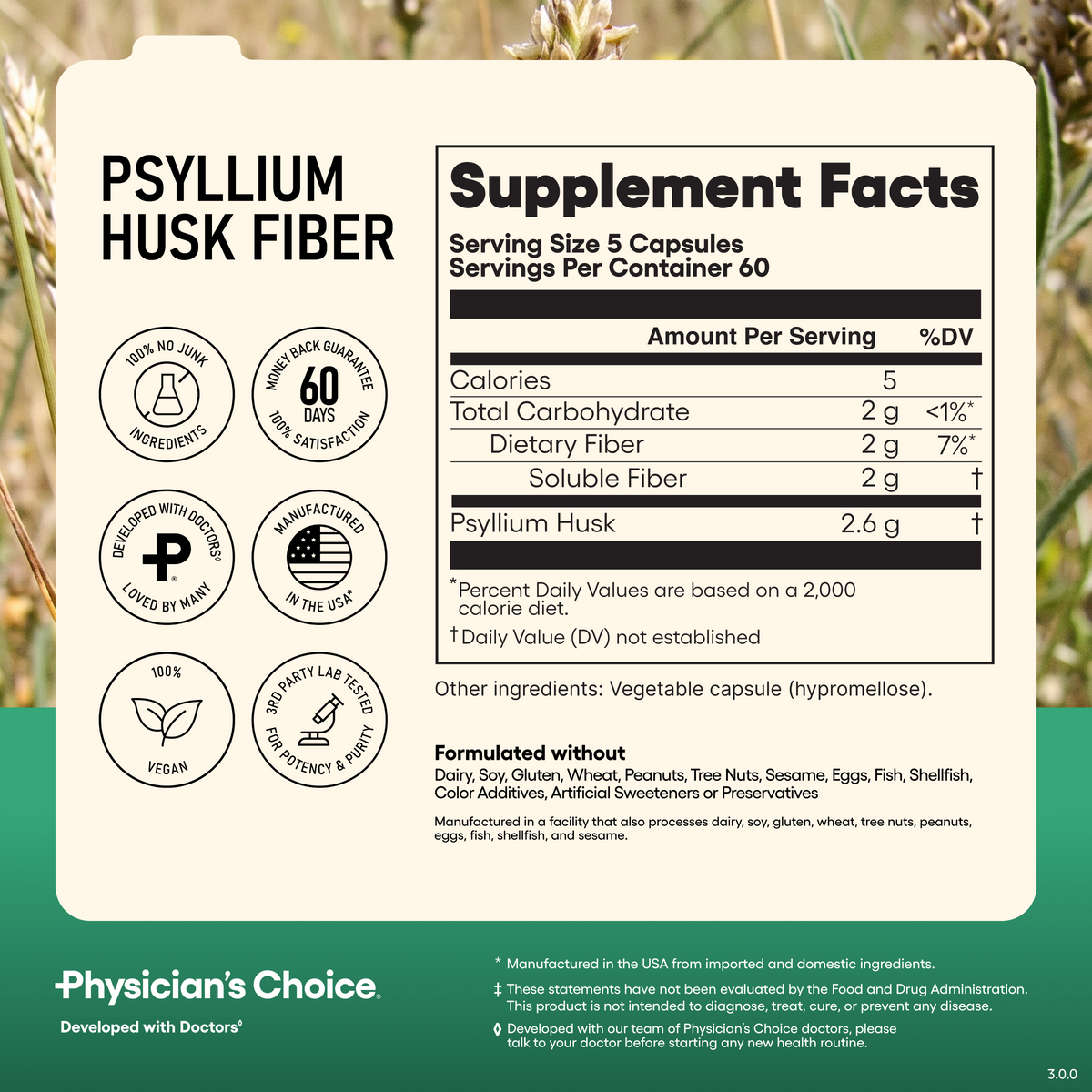 Psyllium Husk Fiber