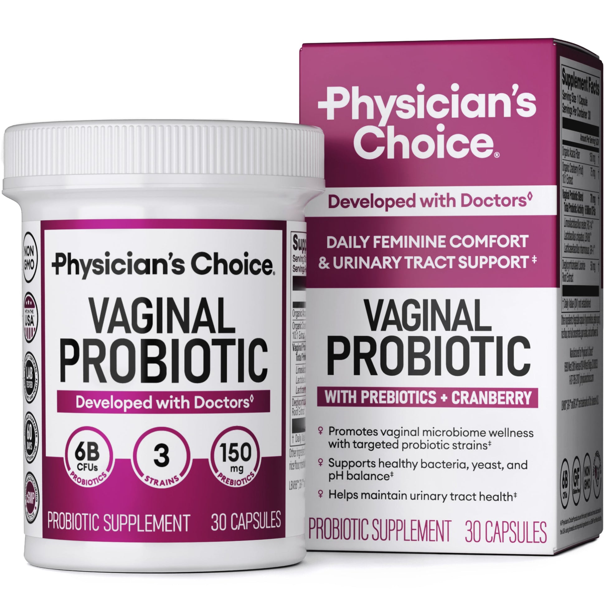 Vaginal Probiotic | Physician's Choice Vaginal Probiotic | Physician's Choice