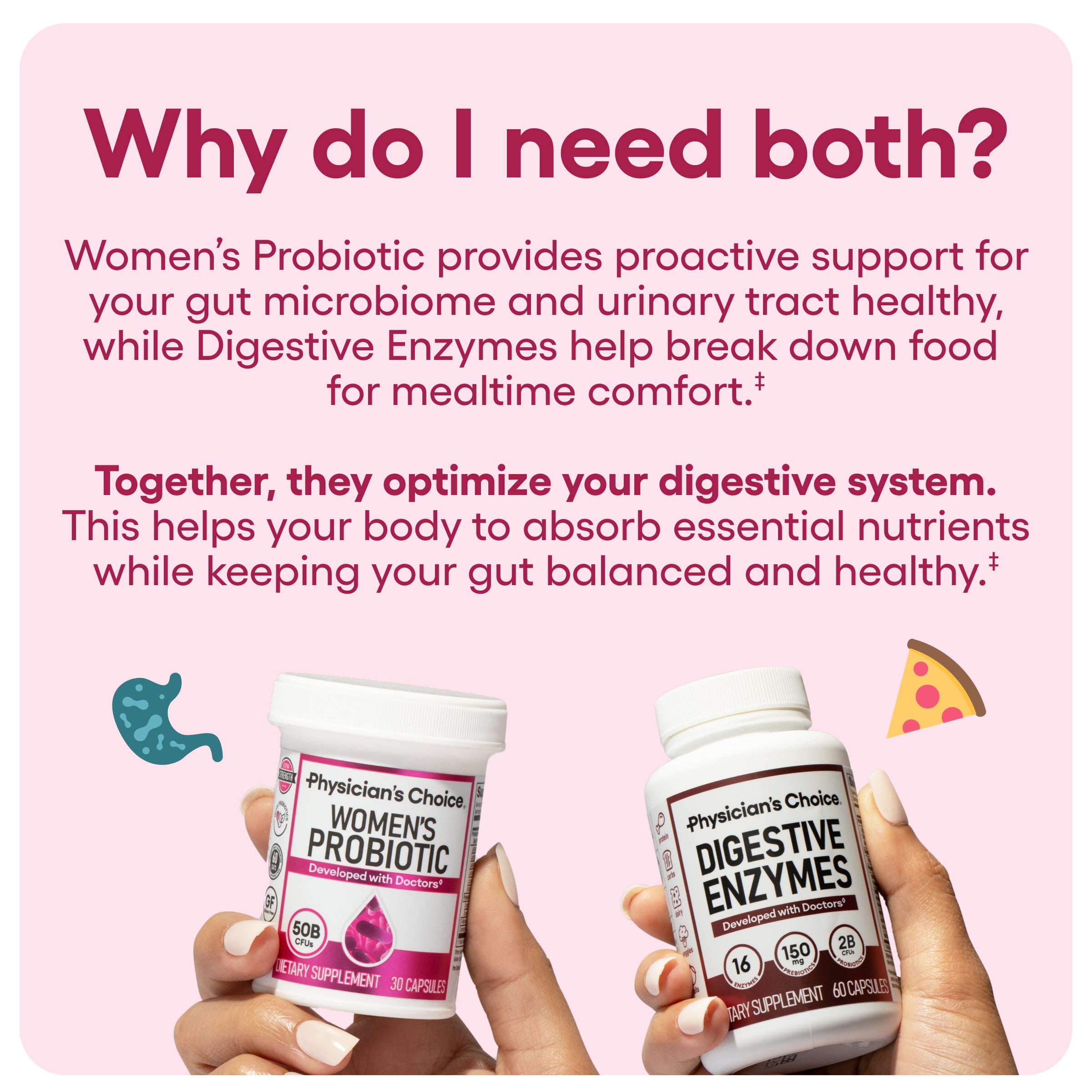 Digestive Health Supplement Bundle | Physician's Choice