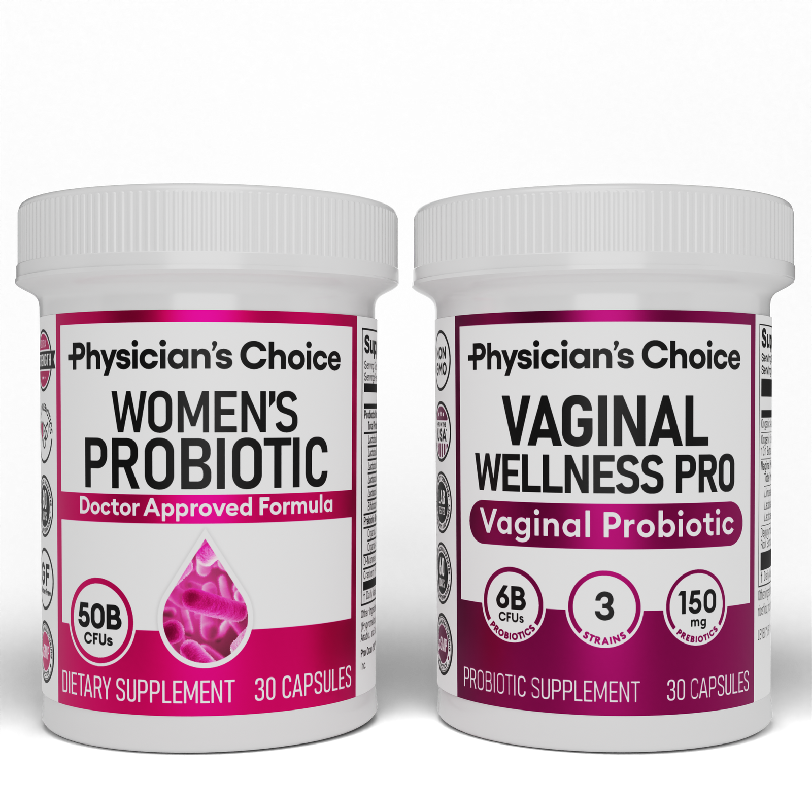 Women's Total Support: Women's Probiotic 30ct + Vaginal Wellness Pro 30ct