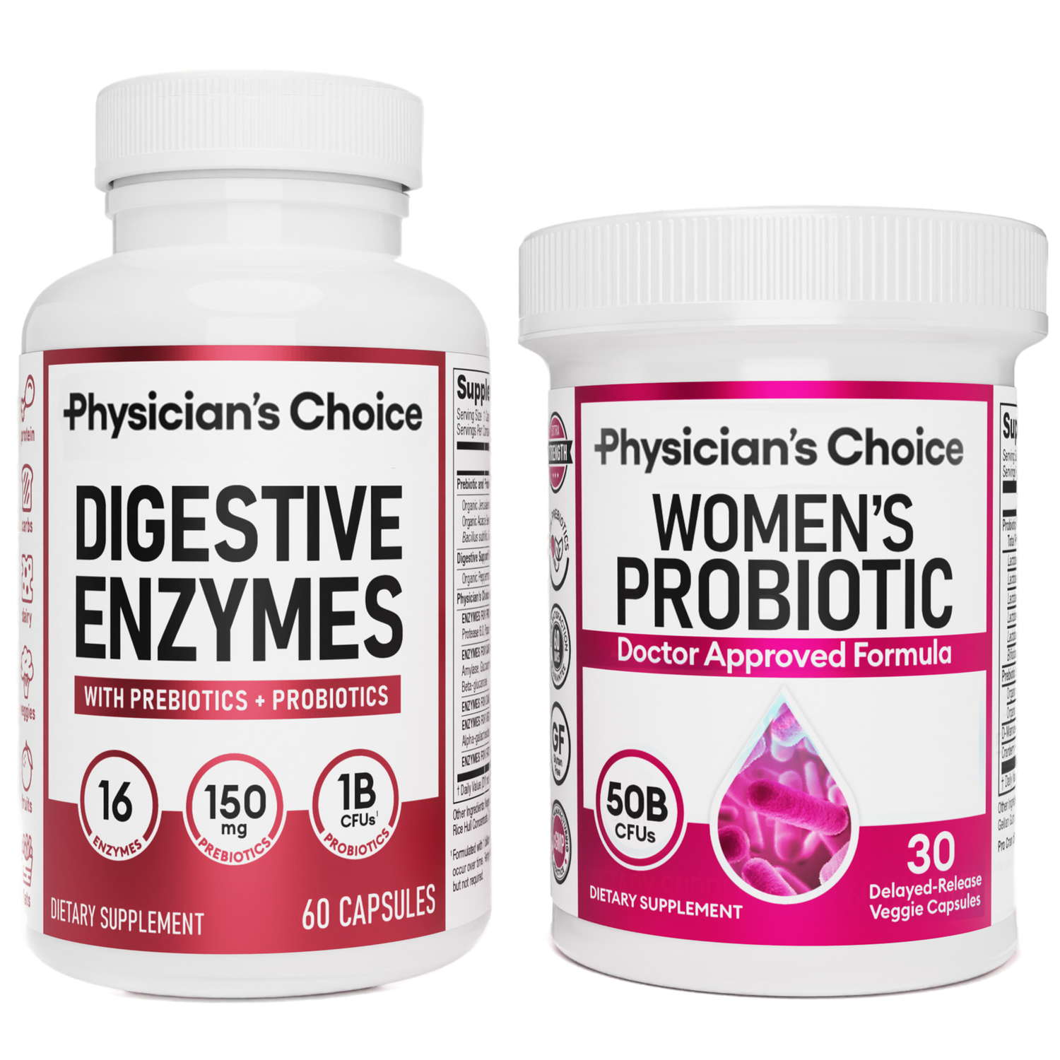 Digestive Health Supplement Bundle | Physician's Choice
