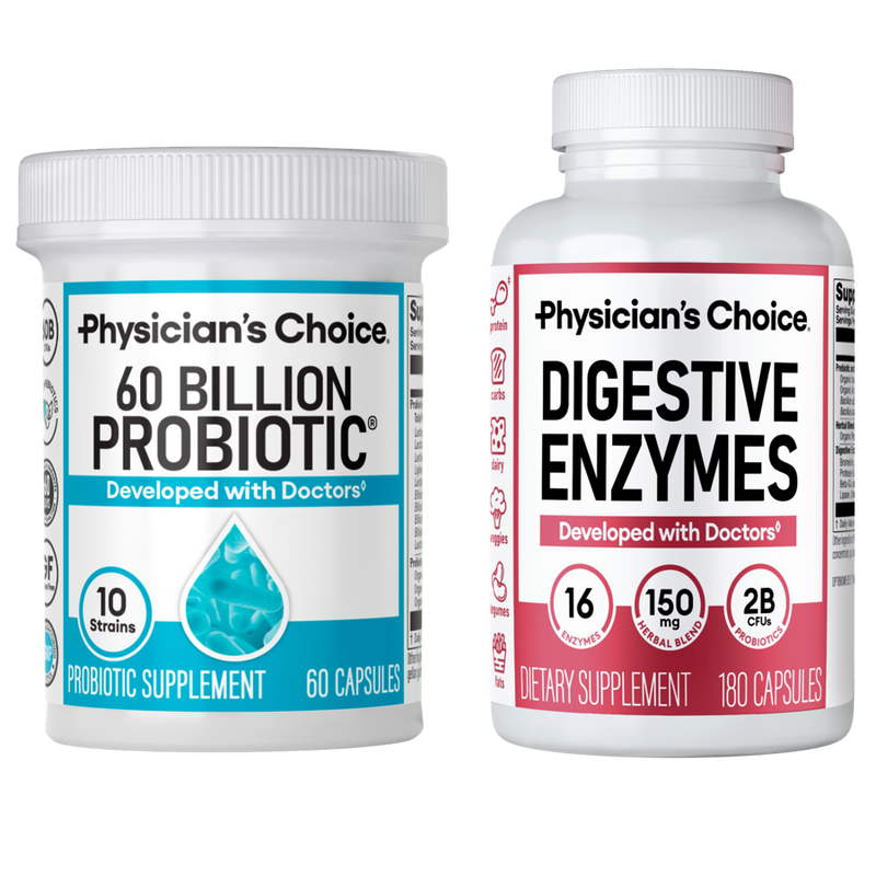 Physician's Choice Digestive Enzymes <strong>+</strong> 60 Billion Probiotic