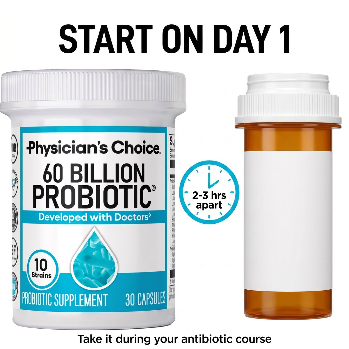  It Works During Antibiotic Courses, Not Just After