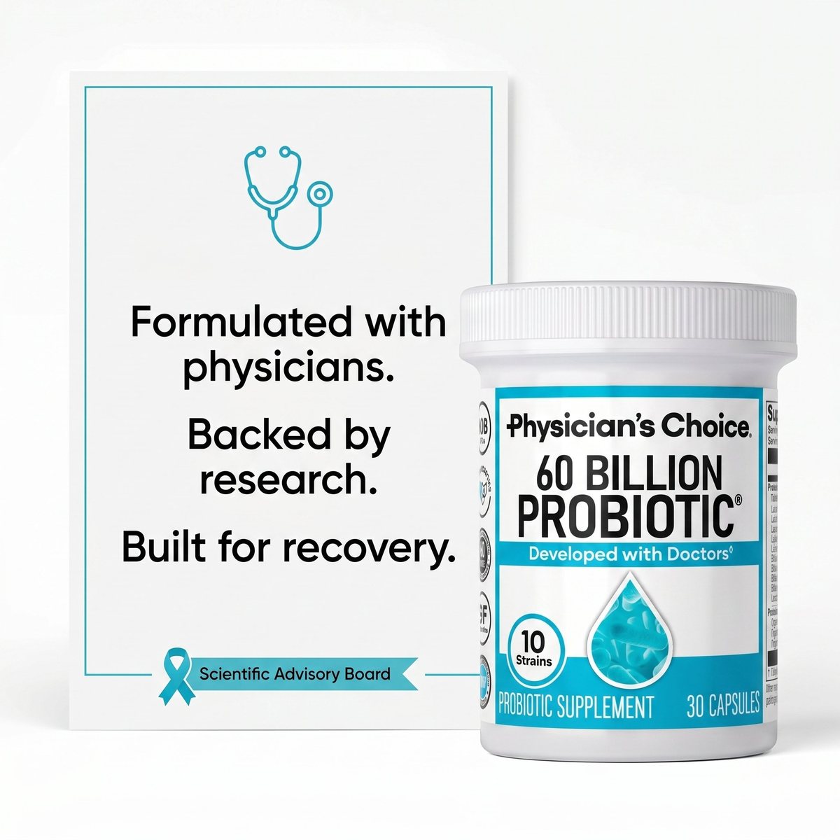 Developed with a Scientific Advisory Board of MDs and Gut Health Researchers