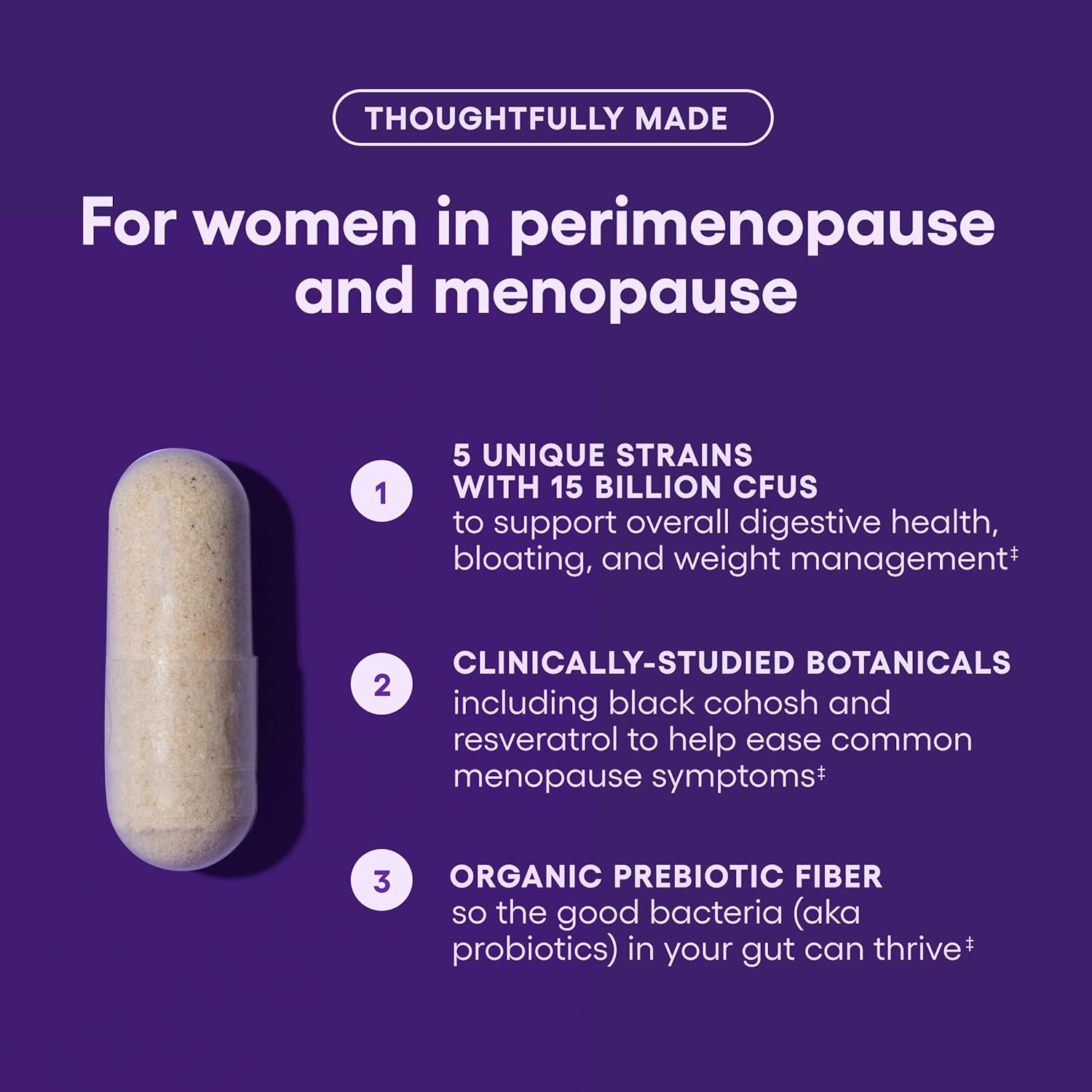 Menopause Total Support Probiotic - 30 count