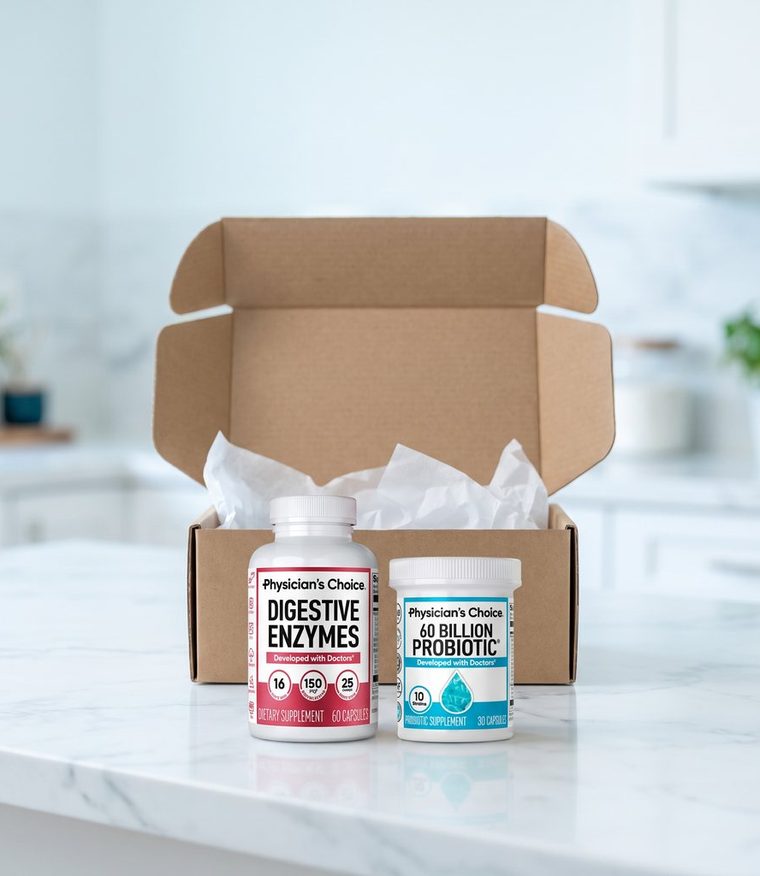 Hack Your Tummy: 60 Billion Probiotic and Digestive Enzymes