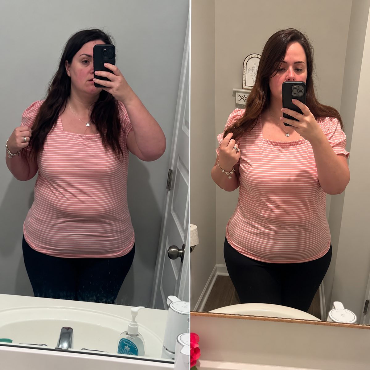 Before and after photo