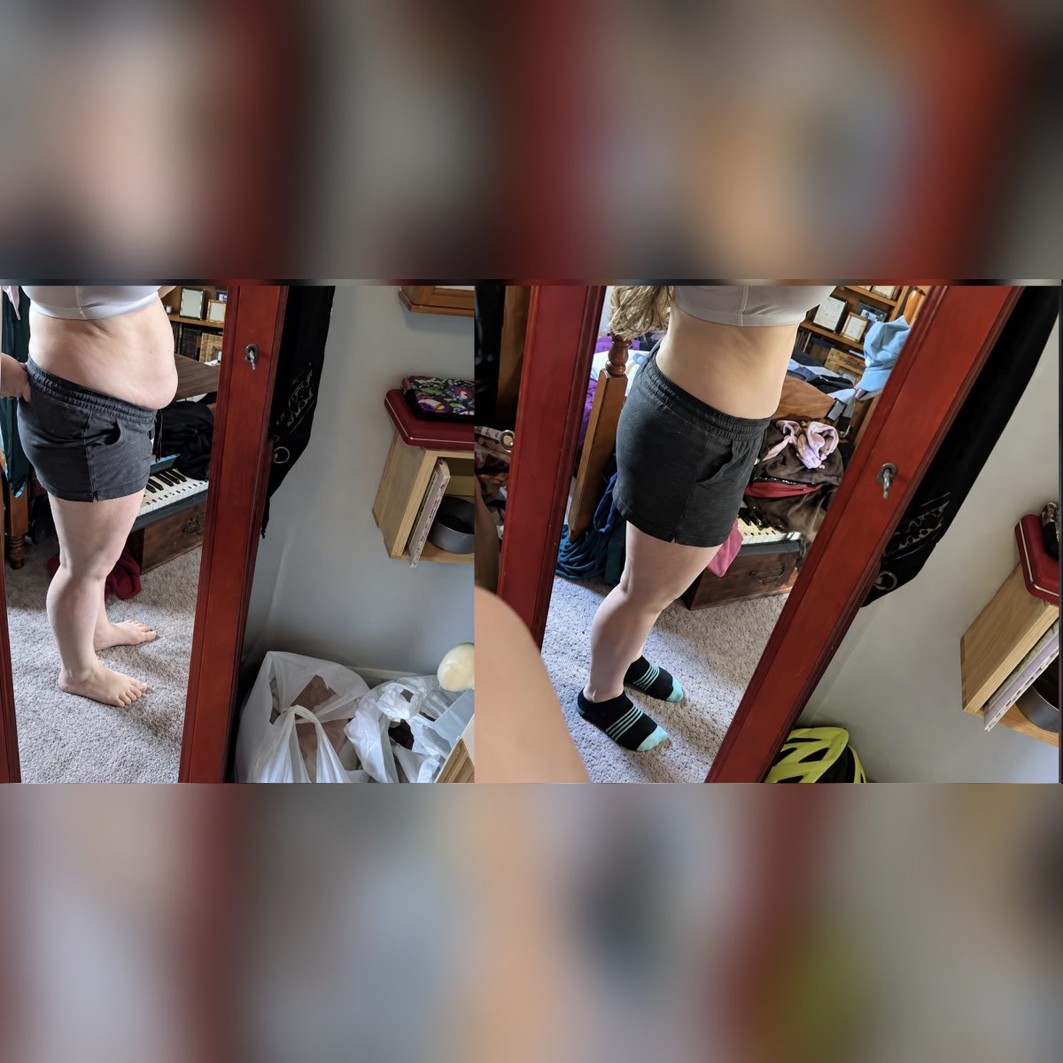 Before and after photo