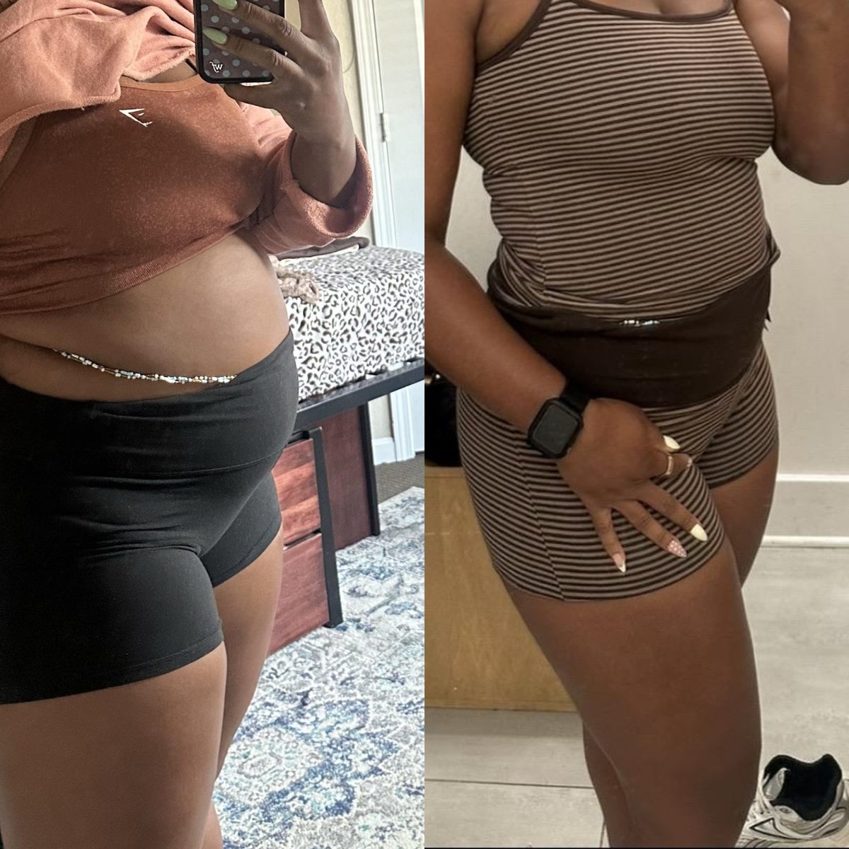 Before and after photo
