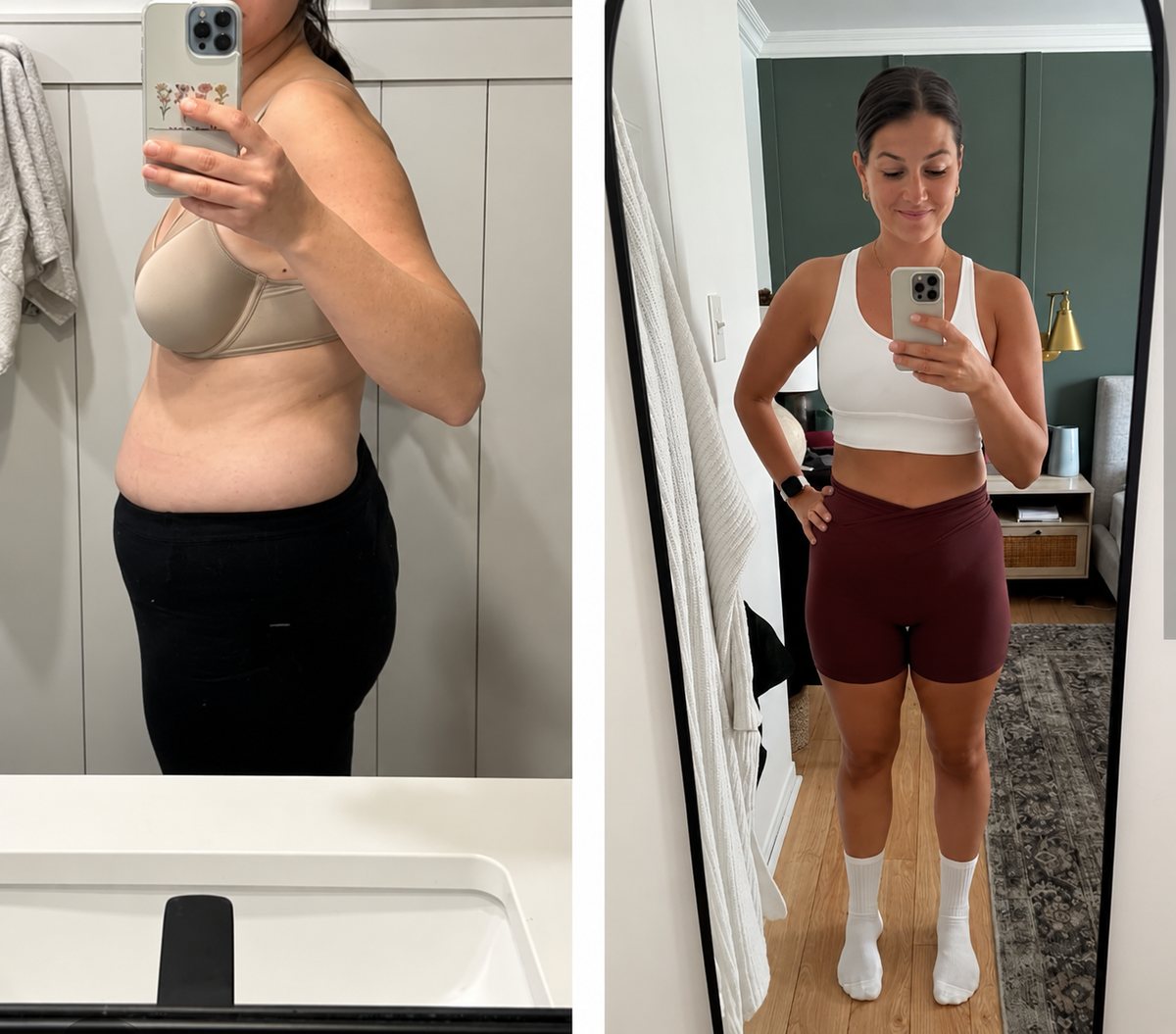 Before and after photo