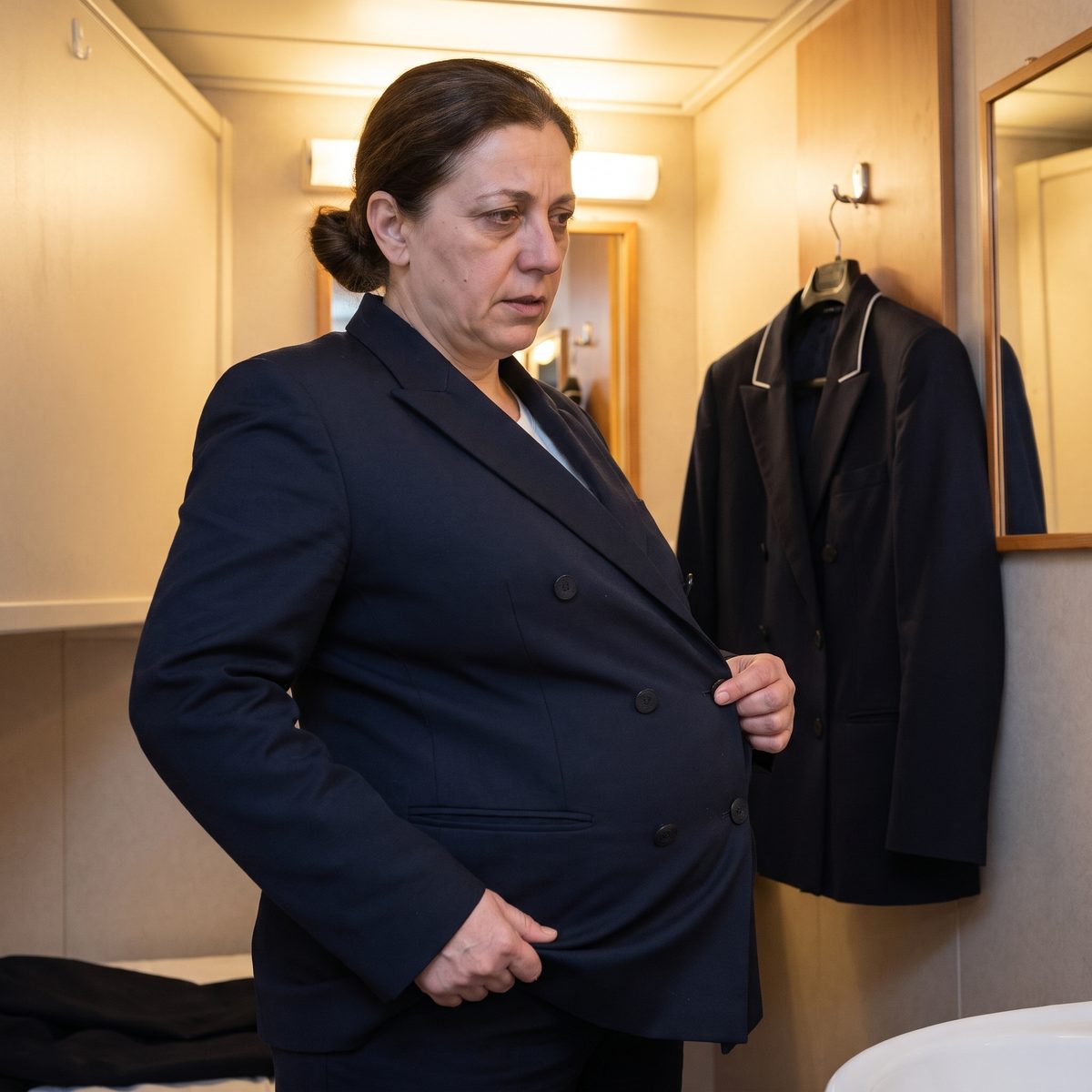 A bigger uniform jacket