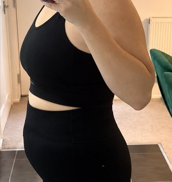 Real Hack Your Tummy customer, day 1, bloated belly
