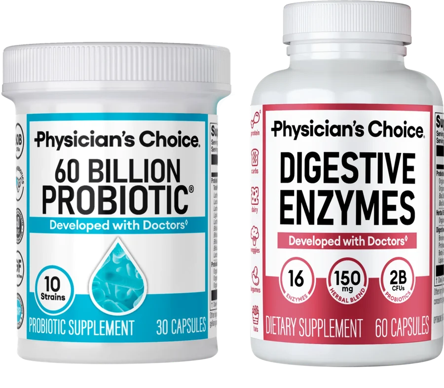 Hack Your Tummy: Physician’s Choice 60 Billion Probiotic and Digestive Enzymes