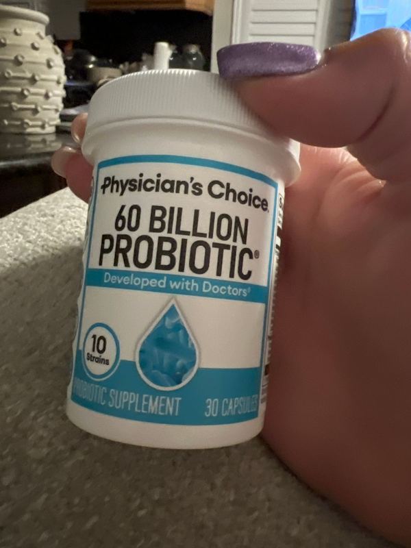 Customer photo of Physician's Choice 60 Billion Probiotic at home