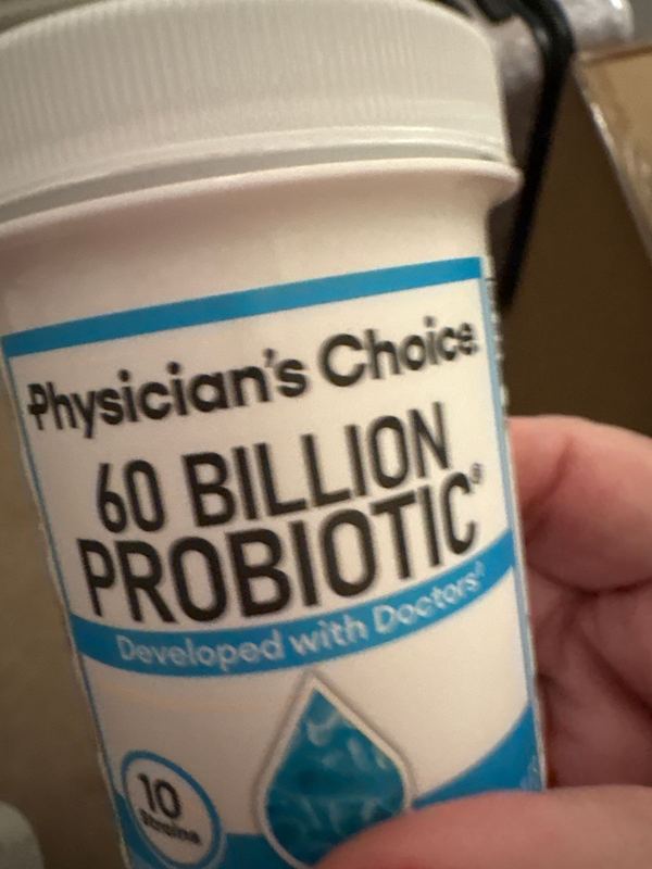 Customer photo of Physician's Choice 60 Billion Probiotic at home