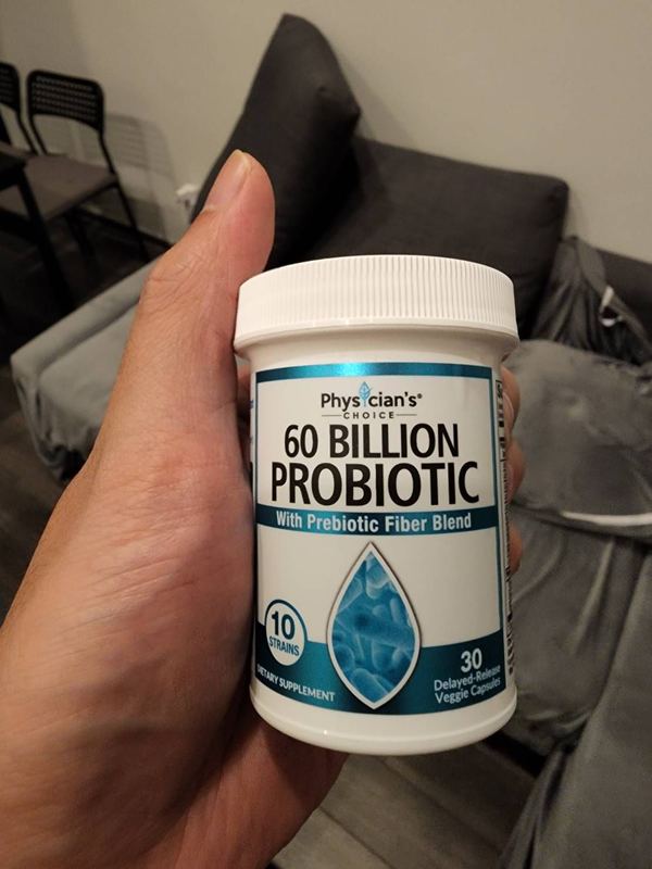 Customer photo of Physician's Choice 60 Billion Probiotic at home