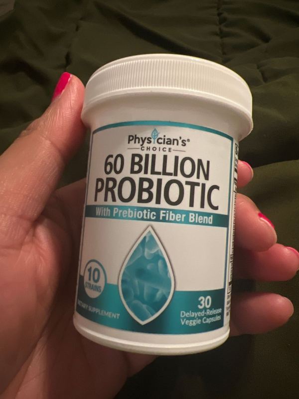 Customer photo of Physician's Choice 60 Billion Probiotic at home