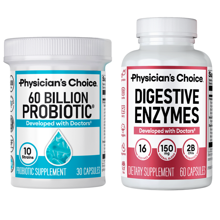 Hack Your Tummy Bundle: Digestive Enzymes and 60 Billion Probiotic
