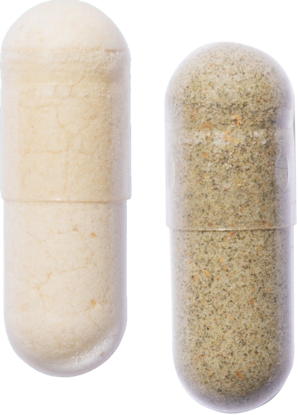 The two Hack Your Tummy capsules