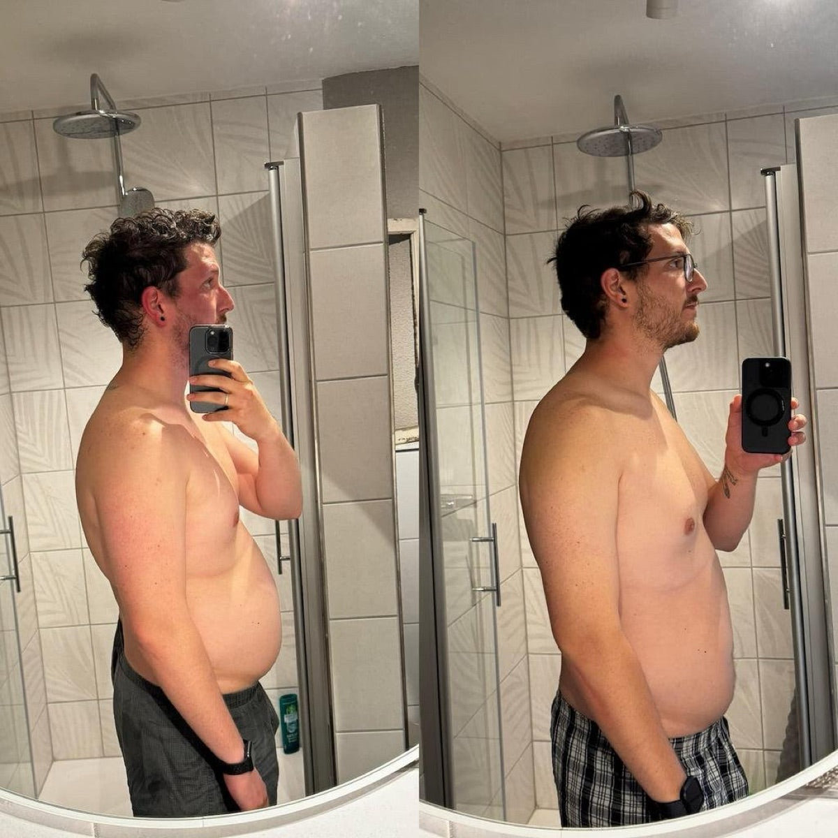 Real customer photo, before and after