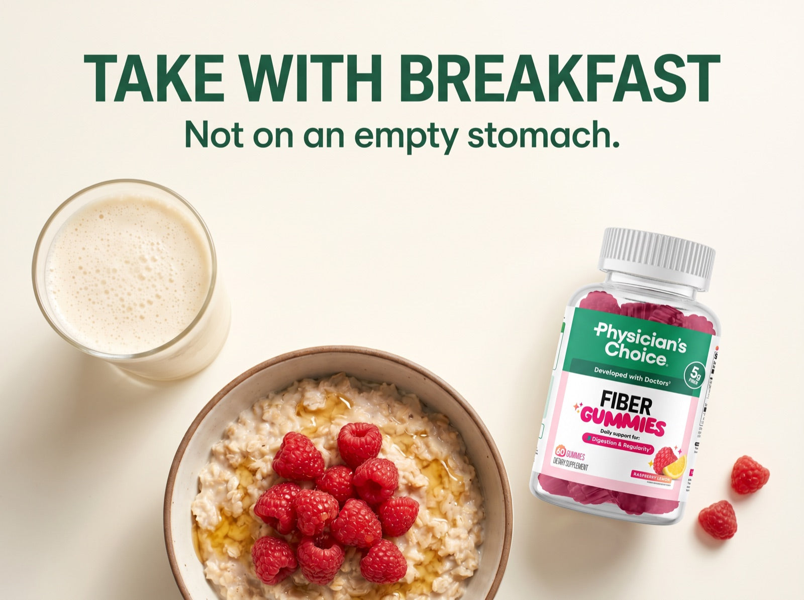 Take Your Fiber With Protein, Not On An Empty Stomach