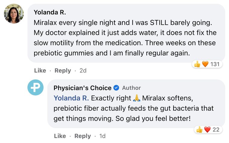Customer comment