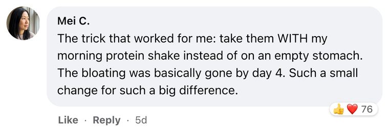 Customer comment
