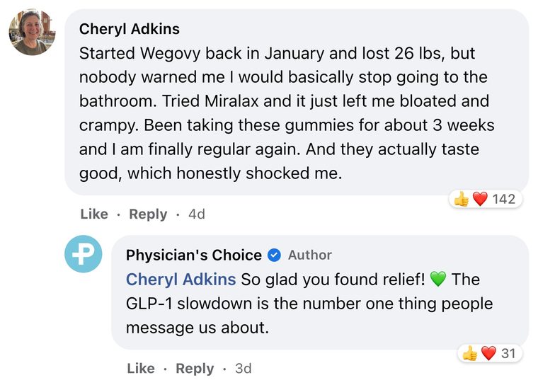 Customer comment