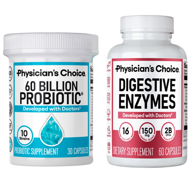 Hack Your Tummy: 60 Billion Probiotic and Digestive Enzymes