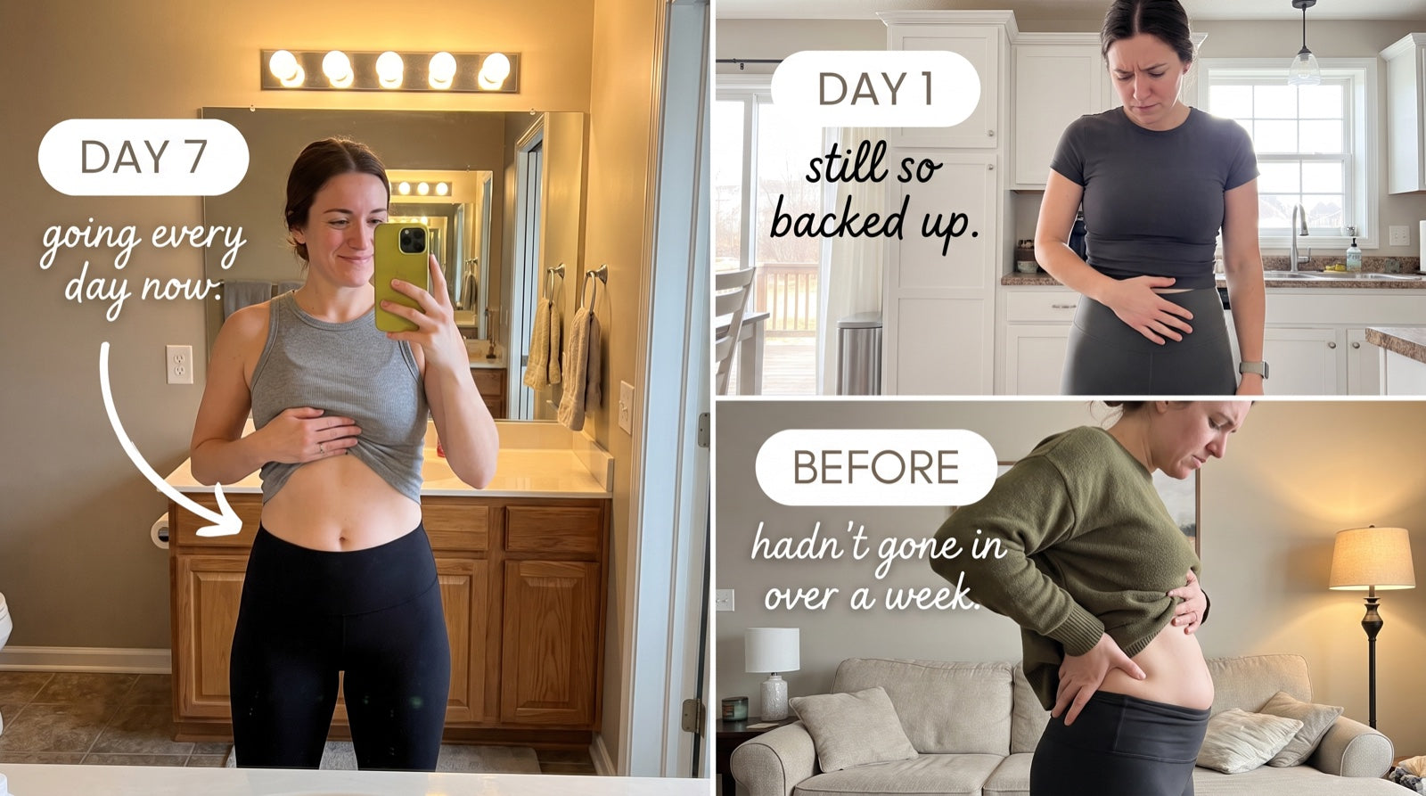 Day 1 still backed up, Day 7 going every day now