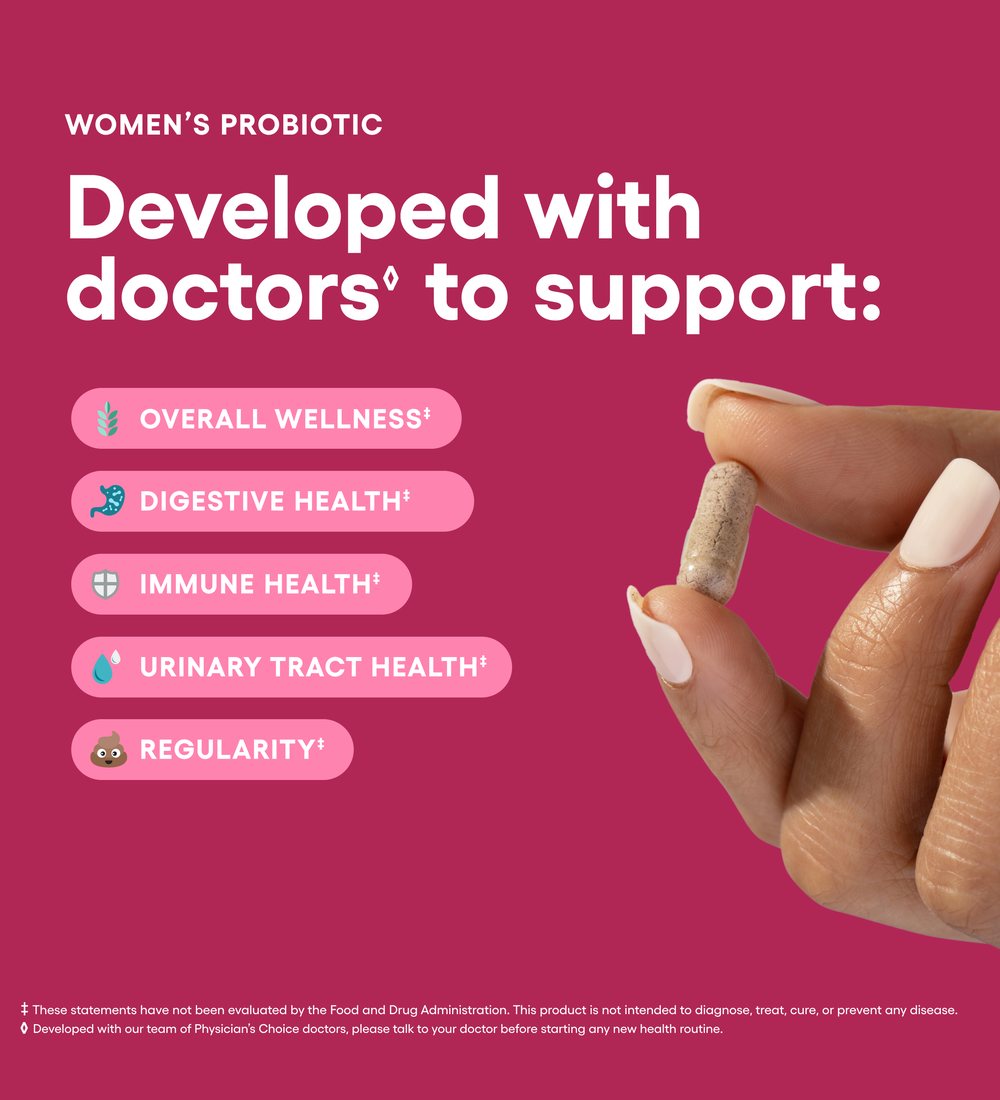 Developed with doctors to support overall wellness, digestive health, immune health, urinary tract health and regularity