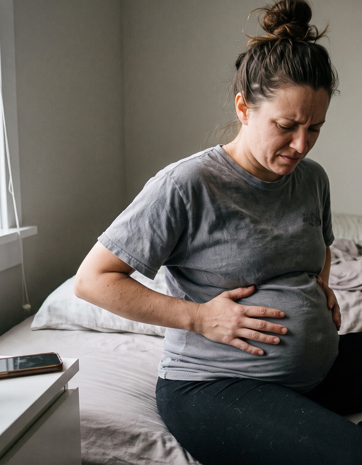 Bloated and uncomfortable at home