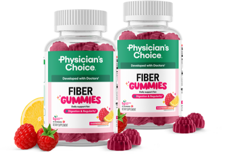 Two bottles of Fiber Gummies