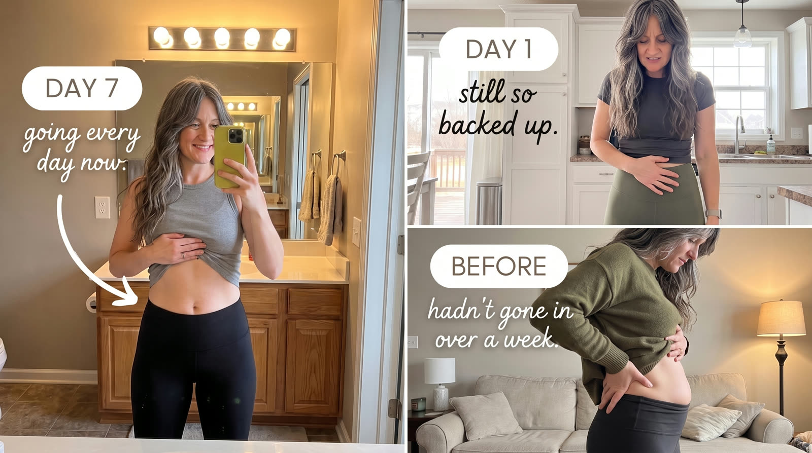 Day 1 still backed up, Day 7 going every day now